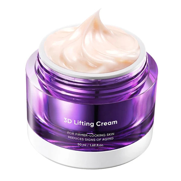 Open jar of 3D Lifting Cream
