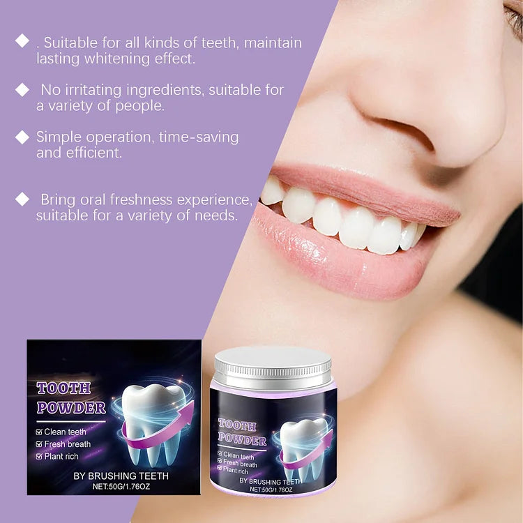 ✨ Advanced Teeth Whitening Powder