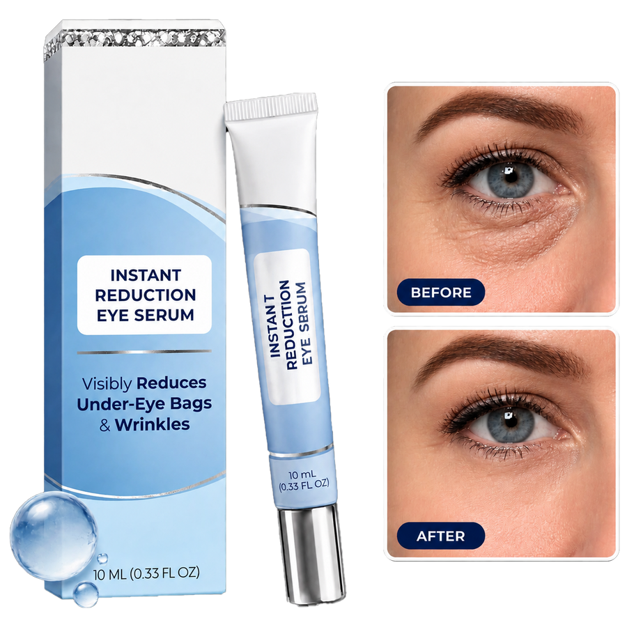 Instant Reduction Eye Serum before and after