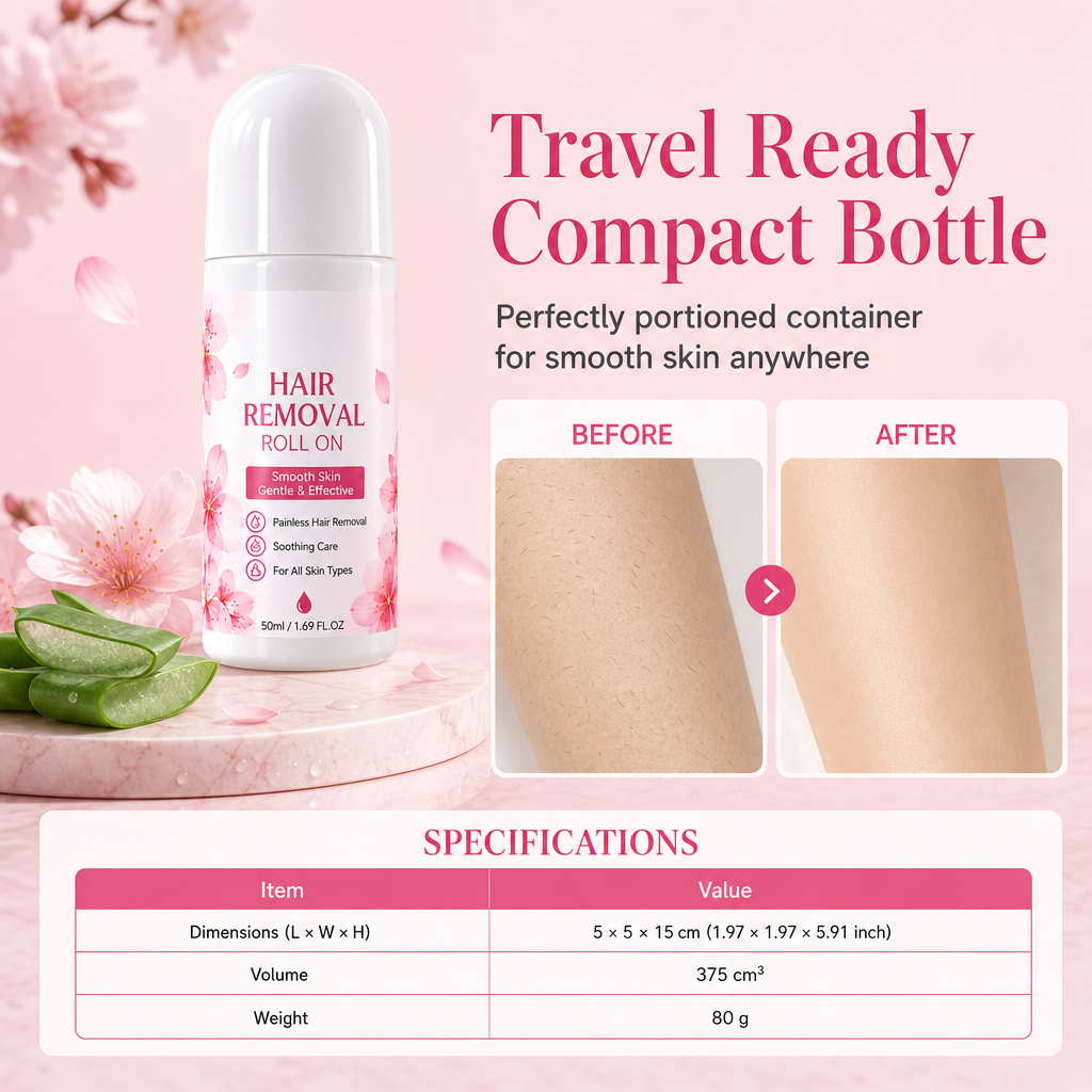 💥2026 HOT SALE💞50K+ SOLD! ✨ 50% OFF!💥Gentle Smooth Roll-On Body Hair Removal
