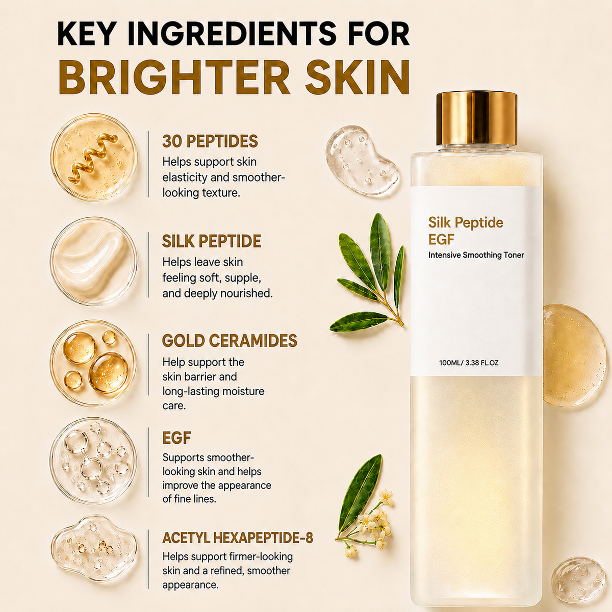 Peptide Firming Toner key ingredients