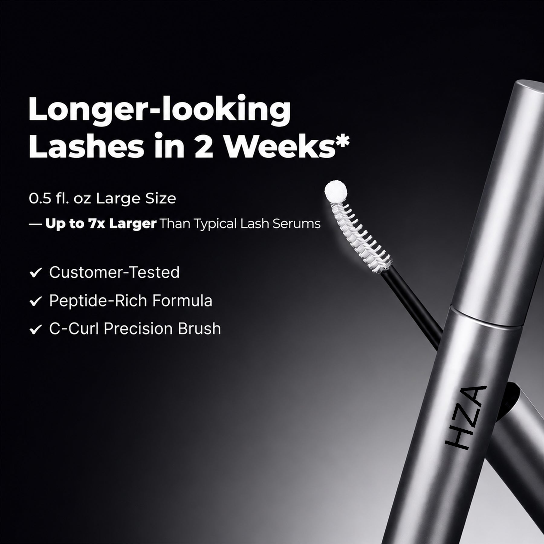 Eyelash Growth Serum- Safe & Gentle Lashes Care, Fuller, Thicker in 2 Weeks, Non-Prostaglandin