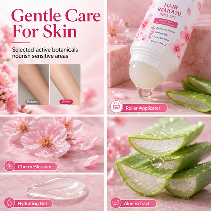 💥2026 HOT SALE💞50K+ SOLD! ✨ 50% OFF!💥Gentle Smooth Roll-On Body Hair Removal