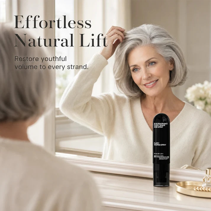 Peach-scented volumizing & setting spray