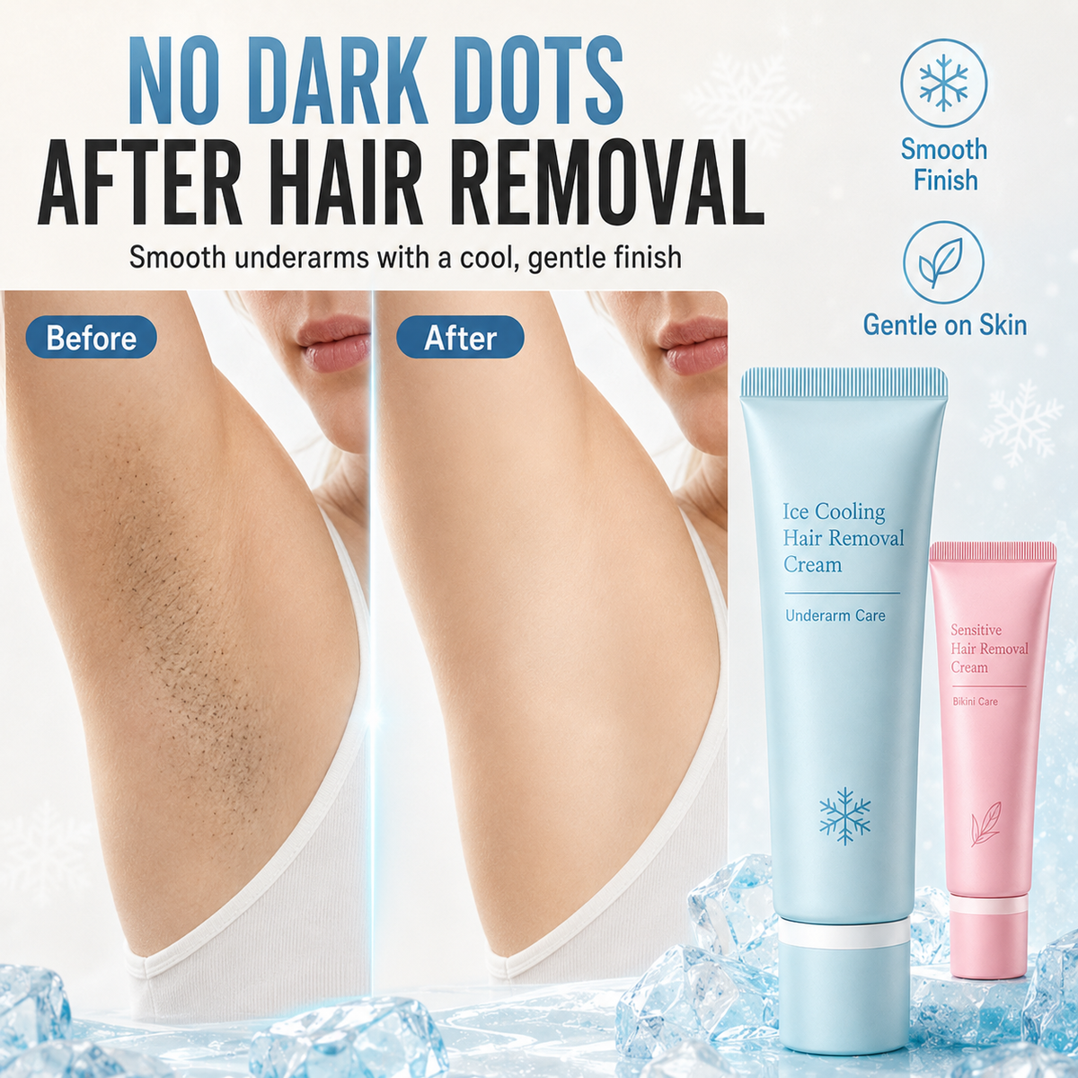 🔥2026 TOP PICK🥳 Hair Removal Cream – Enriched with Rose & Lavender Oil
