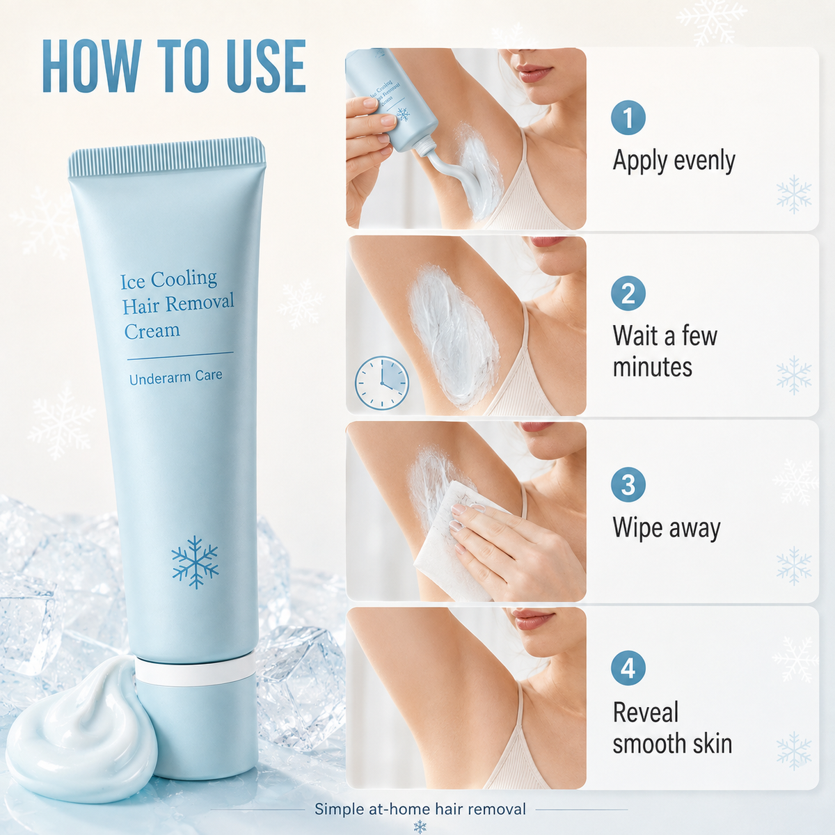 🔥2026 TOP PICK🥳 Hair Removal Cream – Enriched with Rose & Lavender Oil