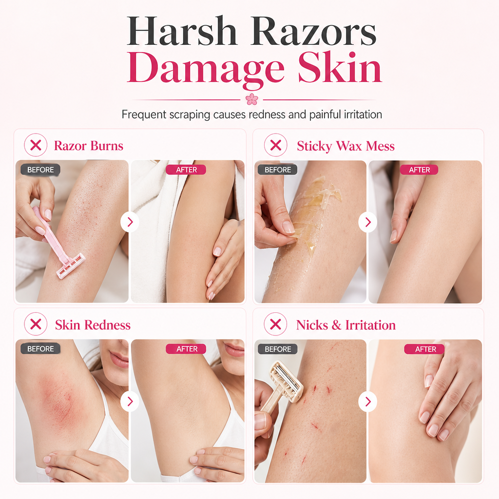 💥2026 HOT SALE💞50K+ SOLD! ✨ 50% OFF!💥Gentle Smooth Roll-On Body Hair Removal